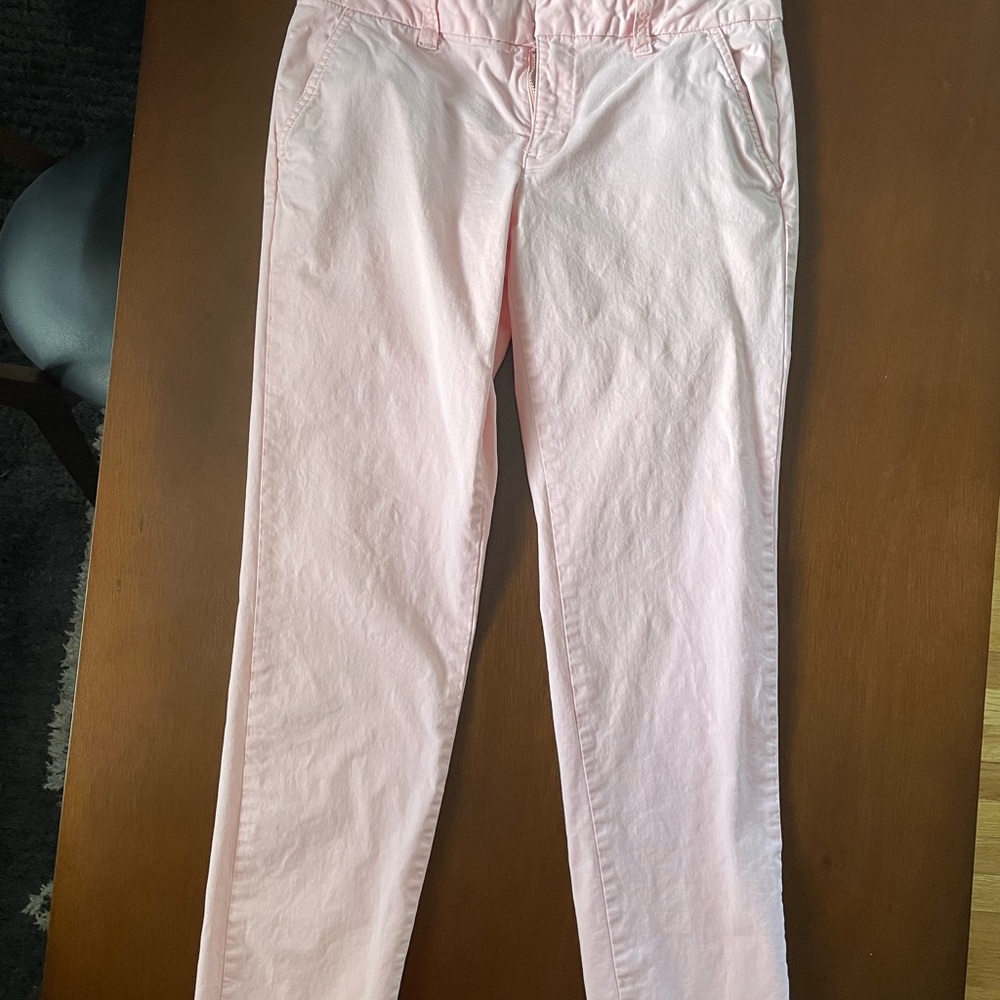 Pink Tommy Hilfiger cotton chinos